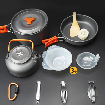 Portable Camping Pot and Kettle Combo