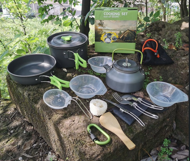 Portable Camping Pot and Kettle Combo